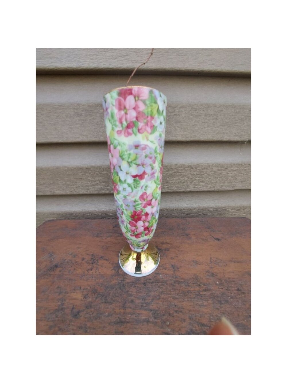 Royal Standard Virginia Stock Chintz Vase